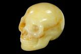 1.5" Polished Yellow Aventurine Crystal Skulls  - Photo 4